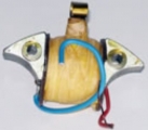 ART.7082 Bobina accensione interna VESPA 90 /125 dal '60 Per volano 6 poli- interasse fori d'attacco mm.42.7